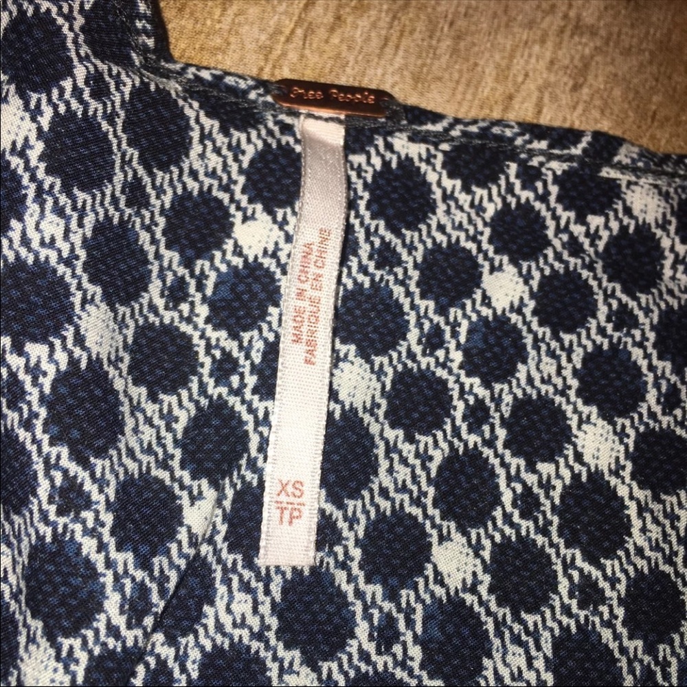 FREE PEOPLE Woven Dress Intricate Swing Tunic - Picture 3 of 7